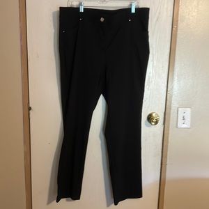 Jet black jean/slacks